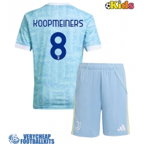 Juventus Teun Koopmeiners #8 Replica Away Minikit 2025-26 Short Sleeve (+ pants)